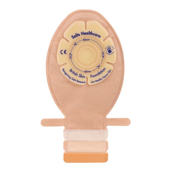 Confidence<sup>®</sup> Comfort Neonatal z Flexifit<sup>®</sup> worek stomijny jednoczęściowy, neonatologiczny, odpuszczalny, przezroczysty, płytka płaska, bez otworu do docięcia max 40 mm